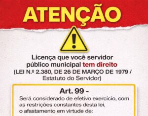 LICENÇAS QUE O SERVIDOR PÚBLICO MUNICIPAL DE JOÃO PESSOA TEM DIREITO GARANTIDO NO ESTATUTO DO SERVIDOR