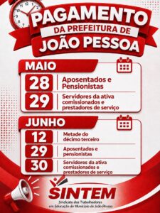 Atenção, servidores municipais de João Pessoa!