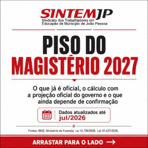 Piso do Magistério 2027: o que já é oficial e o que ainda depende de confirmação